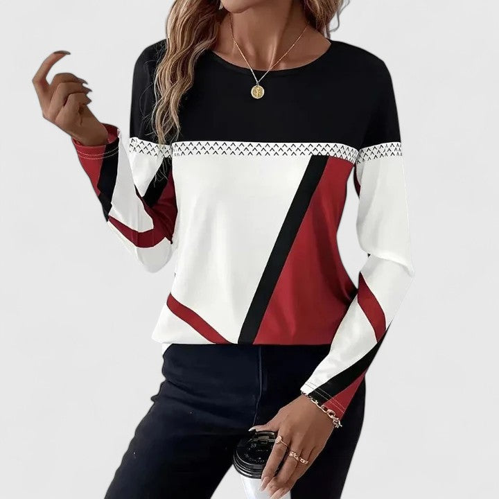 Nina | Damen Pullover modern & stilvoll kombiniert