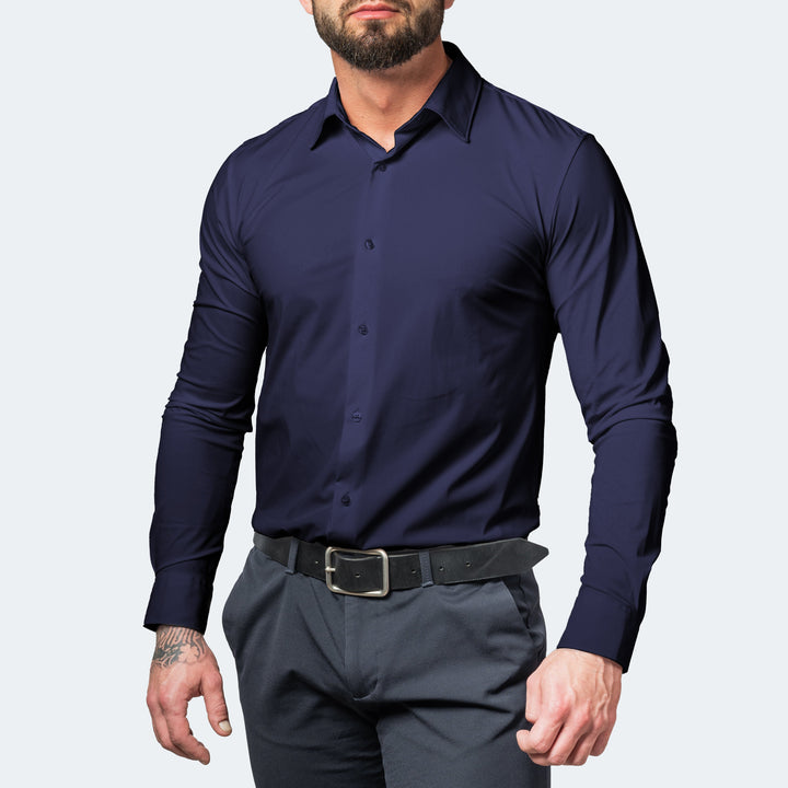 Maxim | Comfort Hemd – knitterfreier Stretch mit modernem Slim-Fit-Stil