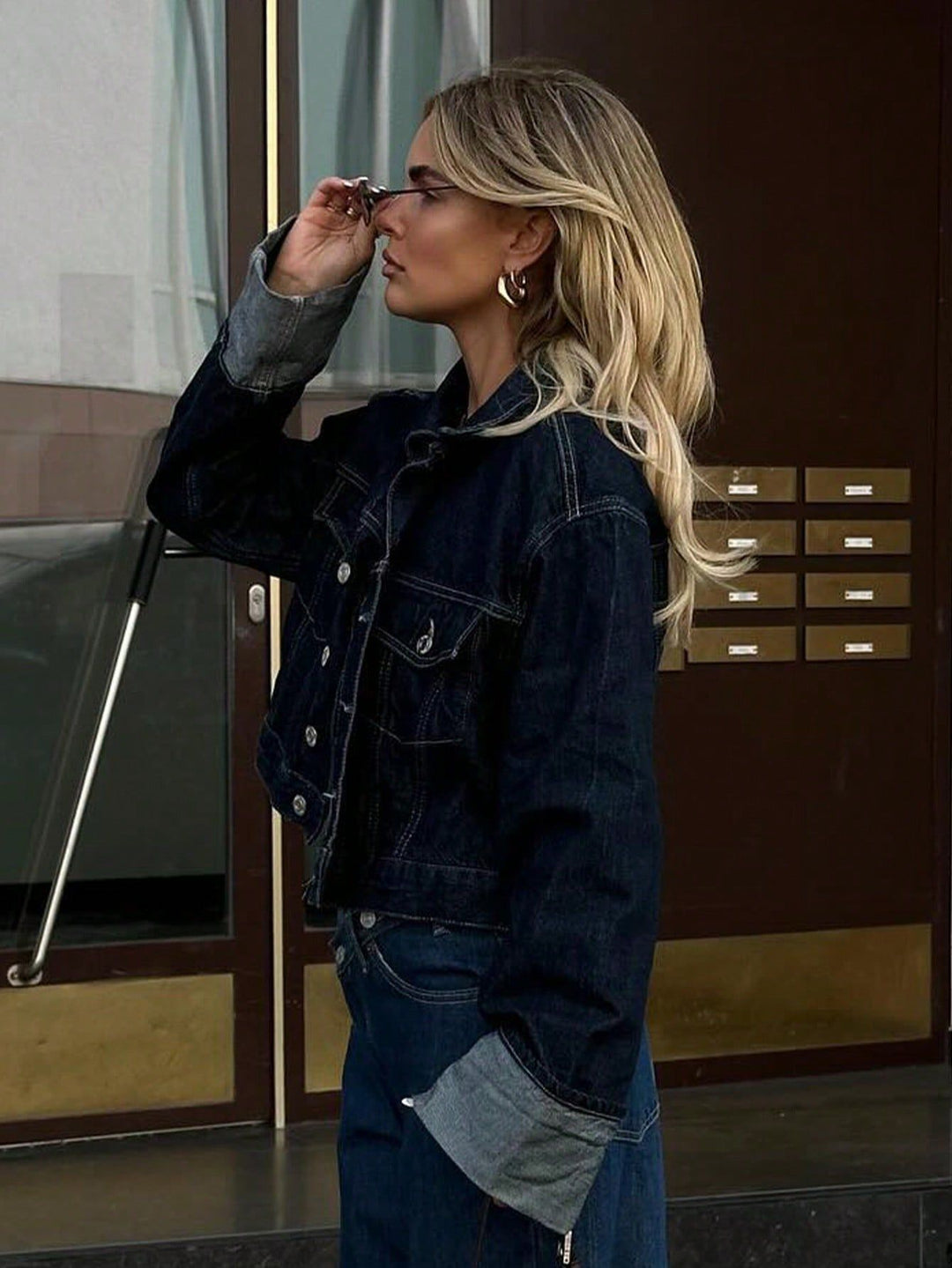 Helena | Lässige Jacke Damen mit aufrollbaren Ärmeln
