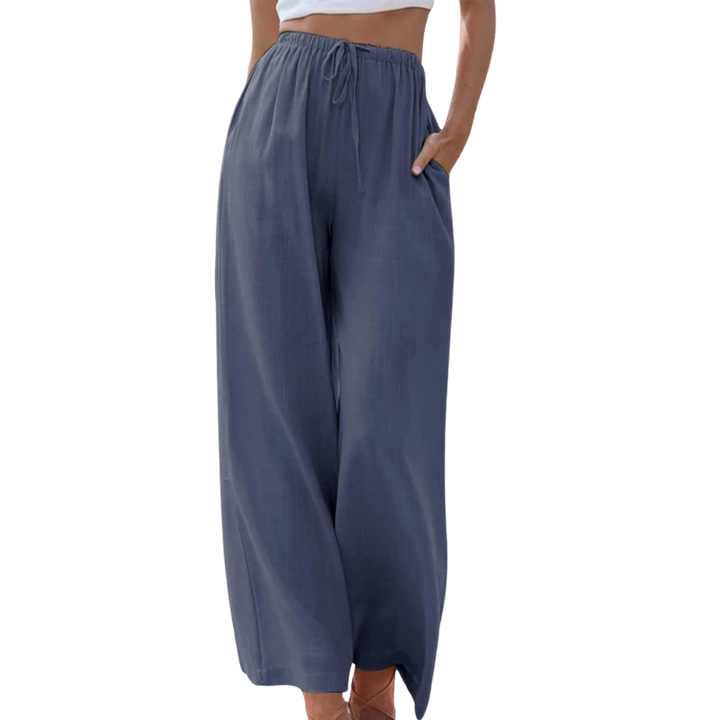 Adeline | Bequeme Baumwoll-Leinenhose mit Eleganz