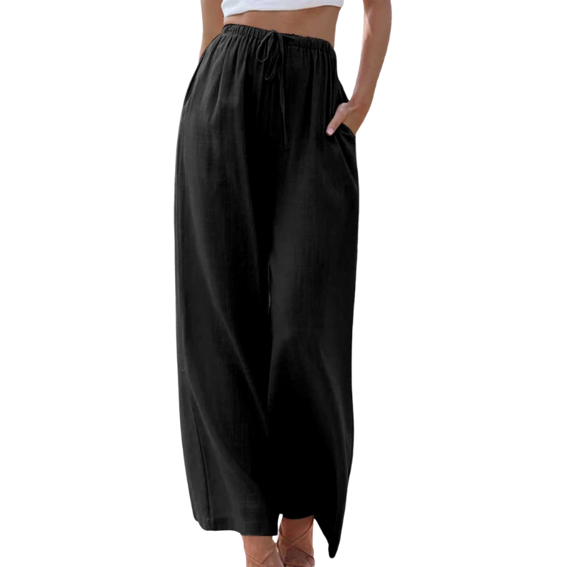 Adeline | Bequeme Baumwoll-Leinenhose mit Eleganz