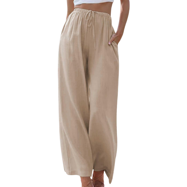 Adeline | Bequeme Baumwoll-Leinenhose mit Eleganz