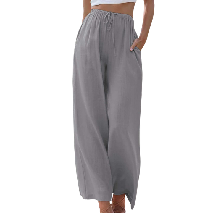 Adeline | Bequeme Baumwoll-Leinenhose mit Eleganz