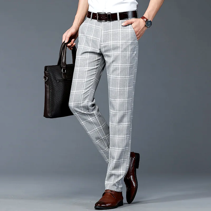 James | Karierte Hose im modernen Casual-Stil