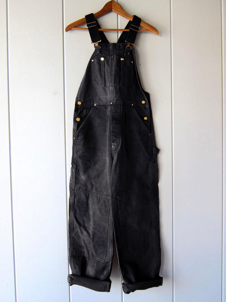 Leslie | Latzhose aus Segeltuch für Damen mit lockerer Passform