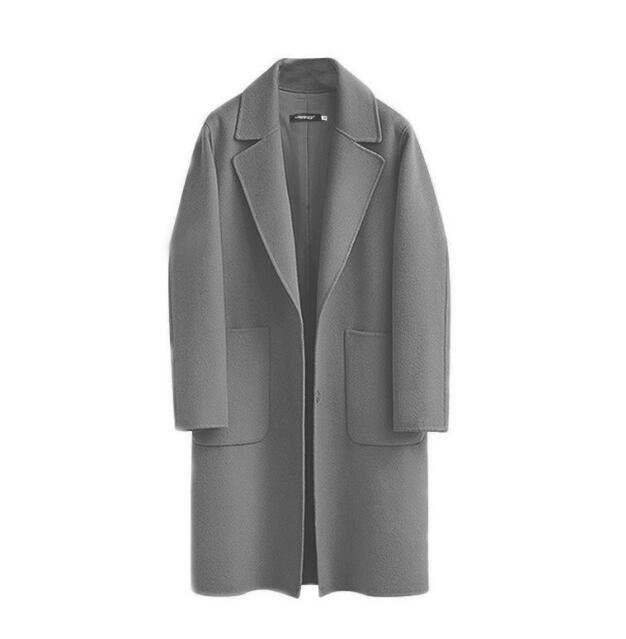 Emilia | Damen Wollmantel lang für kalte Tage