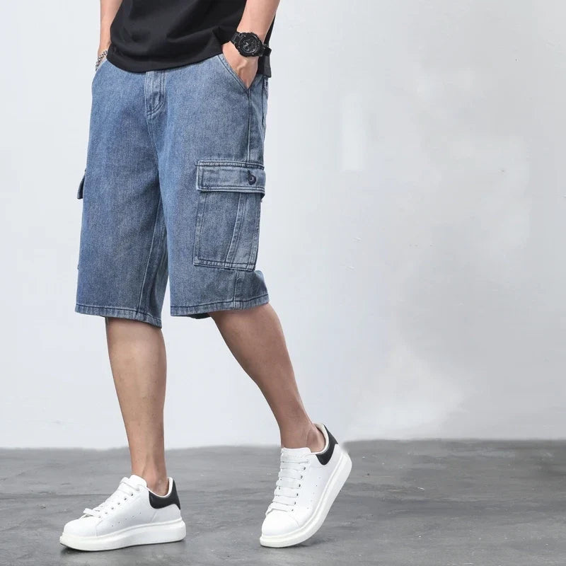 Sedona Denim Cargo | Shorts mit praktischen Taschen für den Sommer