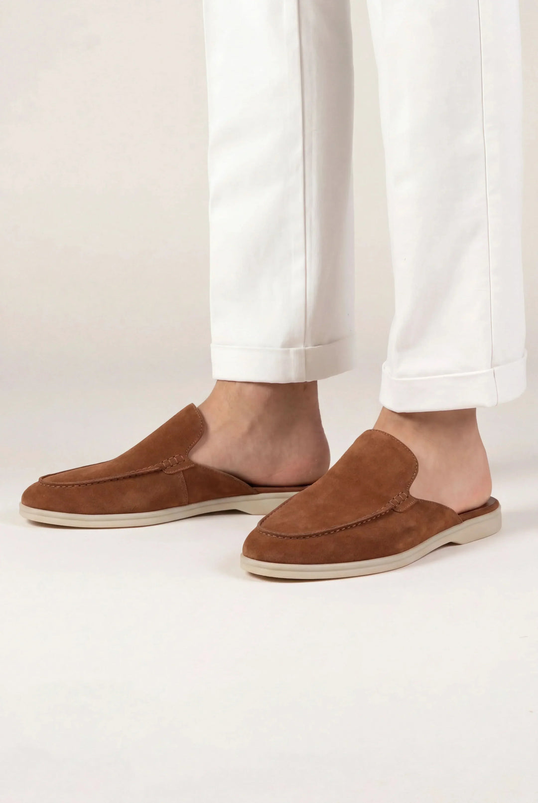 Julian | Veloursleder Mules Herren Zeitlos