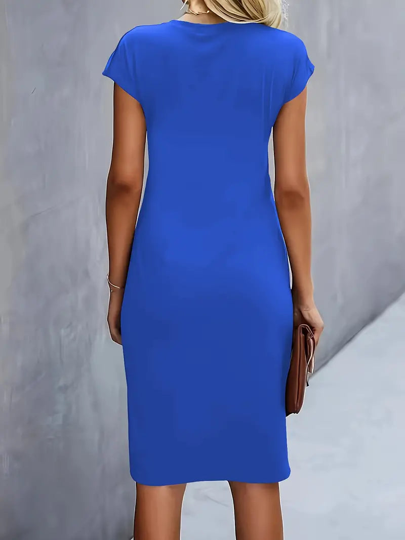 Lea | Klassisches Rundhals-Kleid für Damen