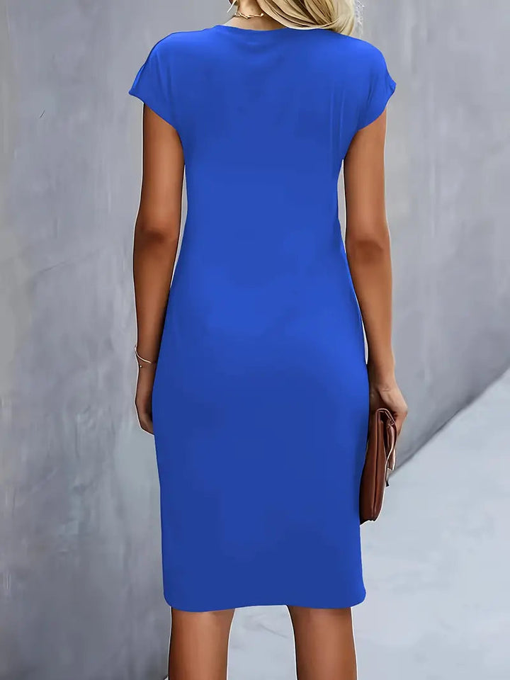 Lea | Klassisches Rundhals-Kleid für Damen