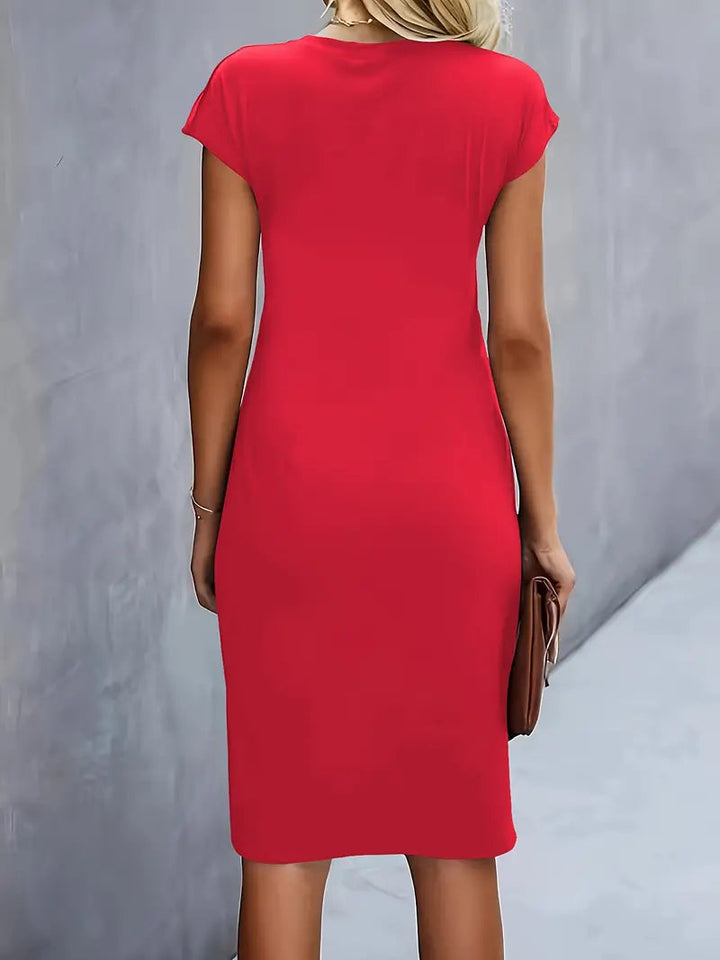 Lea | Klassisches Rundhals-Kleid für Damen