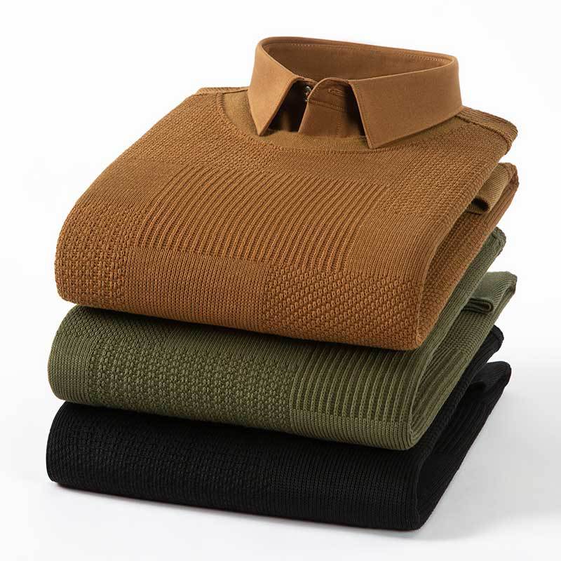 Elliot Sinclair Dual Look Pullover mit Strukturmuster