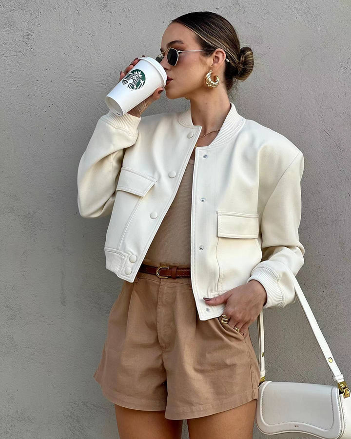 Isabella | Damen Bomber Jacket stylisch & vielseitig