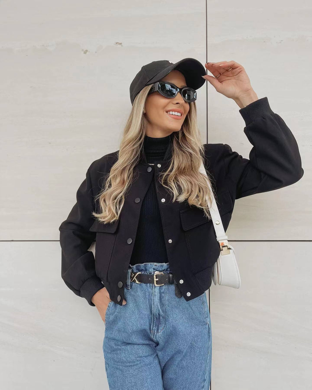 Isabella | Damen Bomber Jacket stylisch & vielseitig