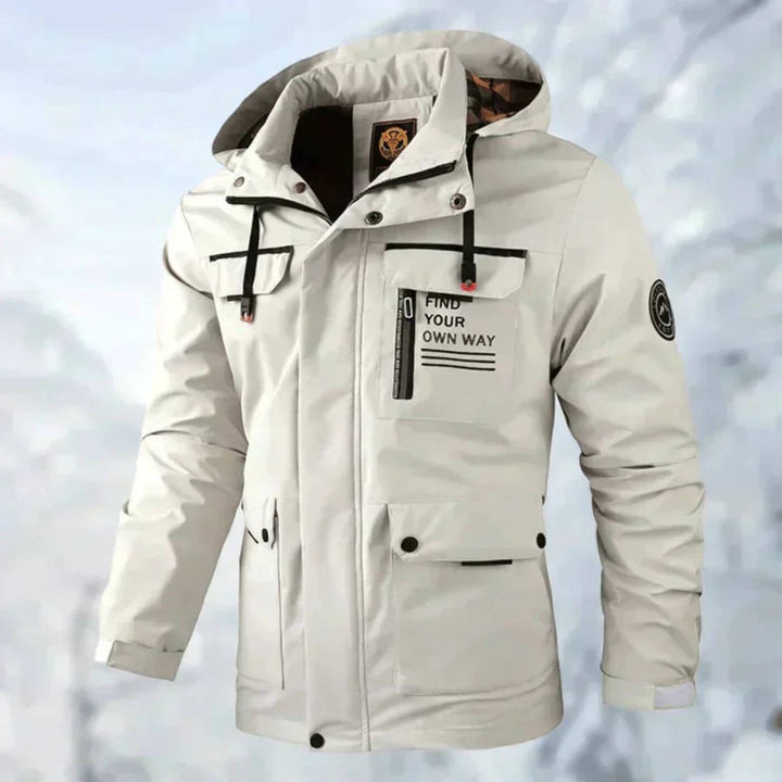 Stefan | Wasserfeste Outdoorjacke mit Kapuze