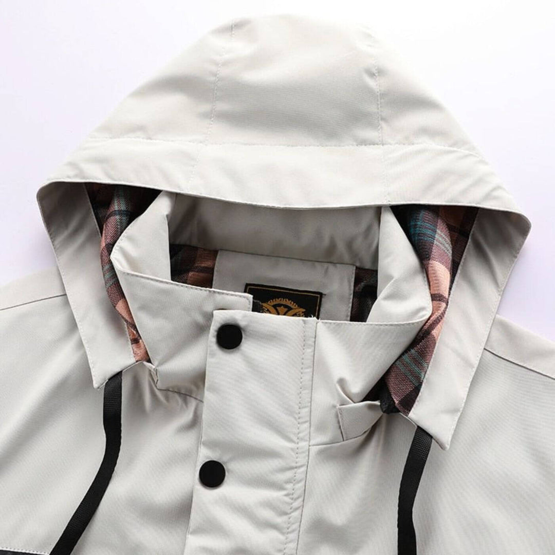 Stefan | Wasserfeste Outdoorjacke mit Kapuze