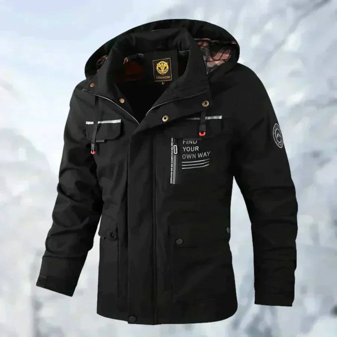 Stefan | Wasserfeste Outdoorjacke mit Kapuze
