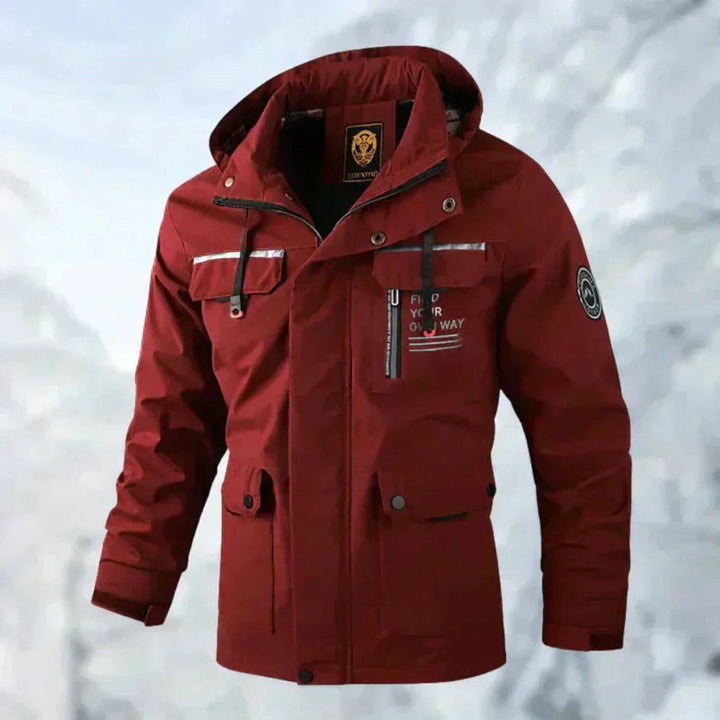 Stefan | Wasserfeste Outdoorjacke mit Kapuze