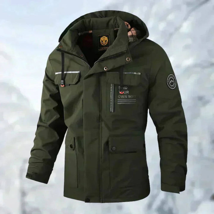 Stefan | Wasserfeste Outdoorjacke mit Kapuze