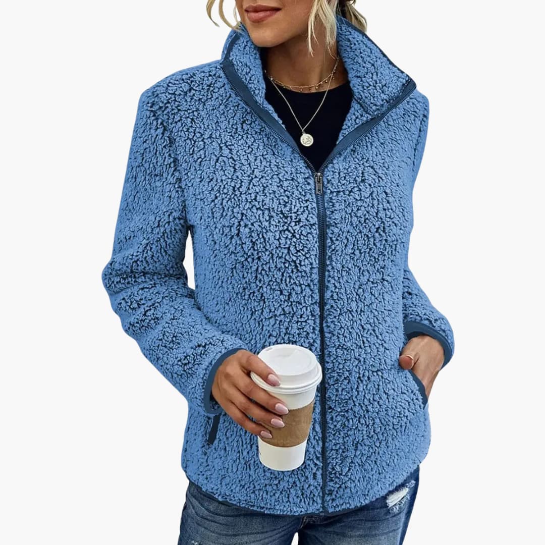 Flore | Warme Damen-Fleeceweste im modernen Stil