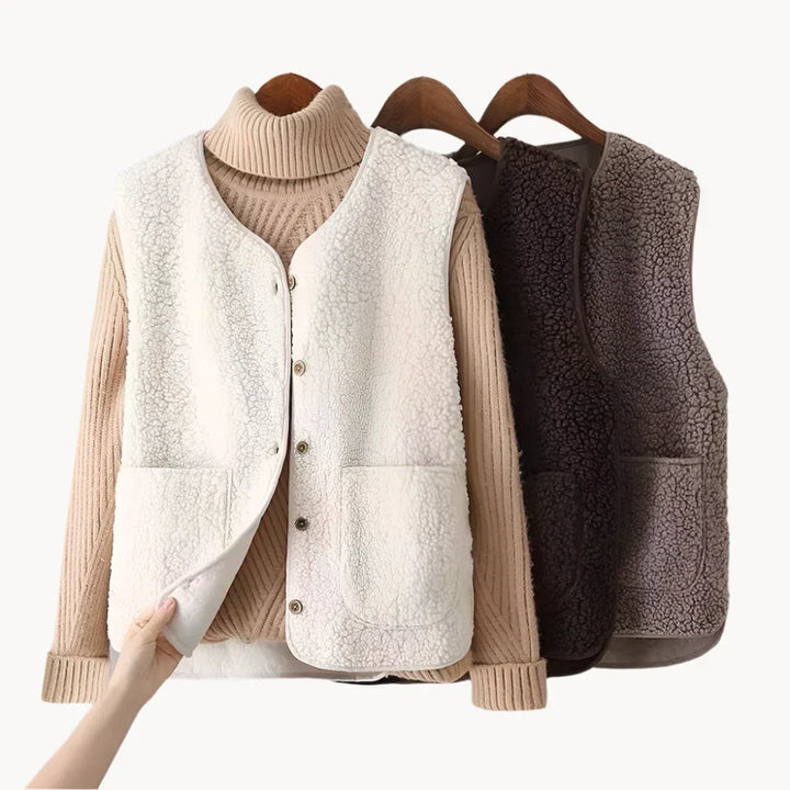 Chloe | Fleece-Weste für kalte Tage und Outdoor-Aktivitäten
