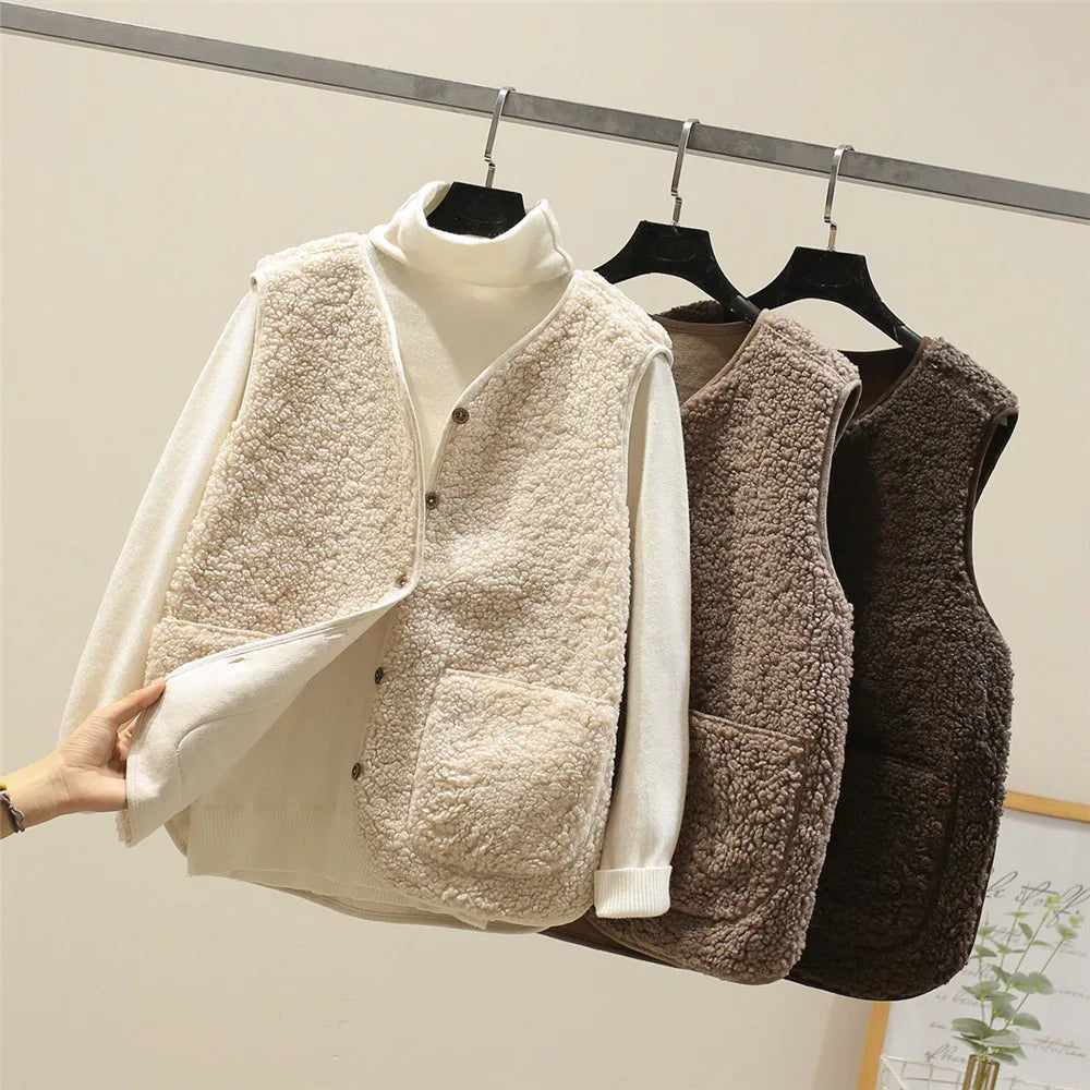 Chloe | Fleece-Weste für kalte Tage und Outdoor-Aktivitäten