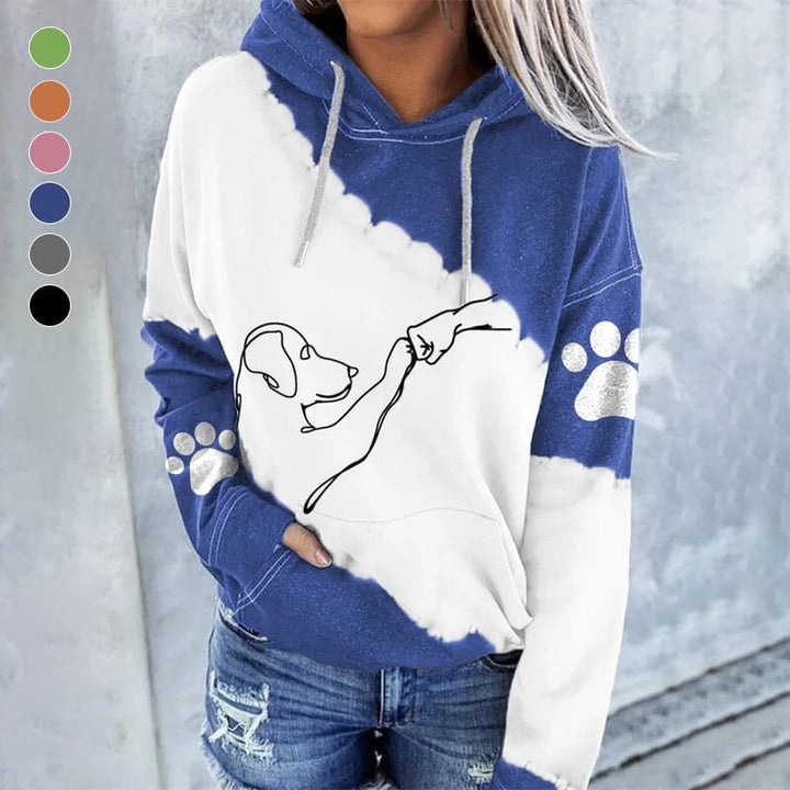 Mira | Stylischer Damenhoodie mit Digitalmotiv