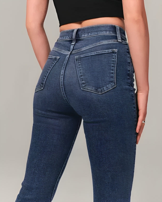 CARINA | Jeans mit hohem Bund und Stretchkomfort