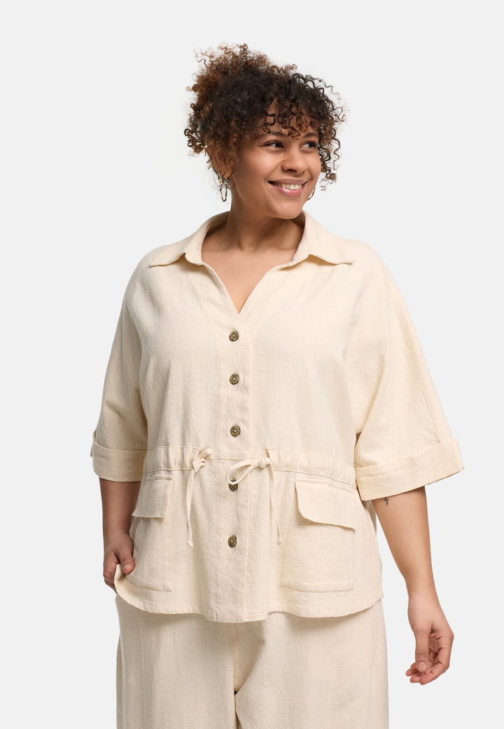 Lina | Weiche Baumwollleinen Jacke Elegant