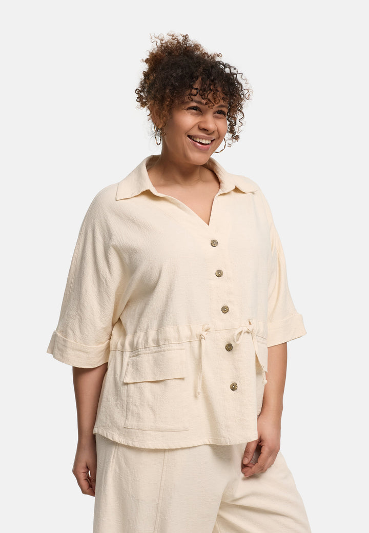 Lina | Weiche Baumwollleinen Jacke Elegant
