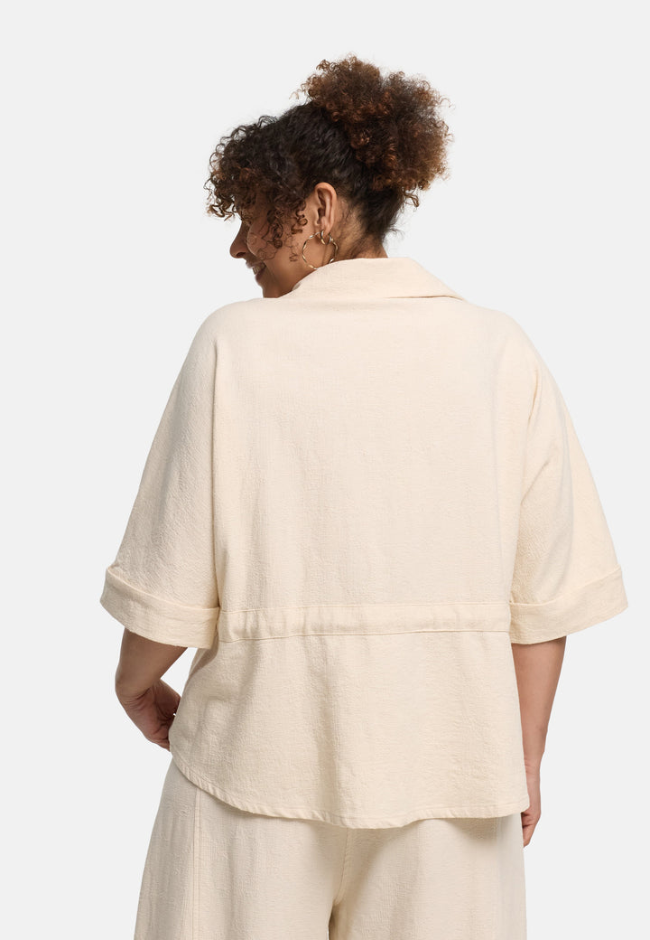 Lina | Weiche Baumwollleinen Jacke Elegant