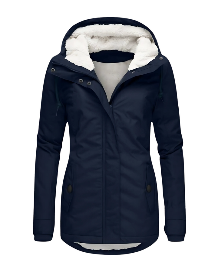 Amber | Gesteppte Winterjacke mit leichtem Glanz