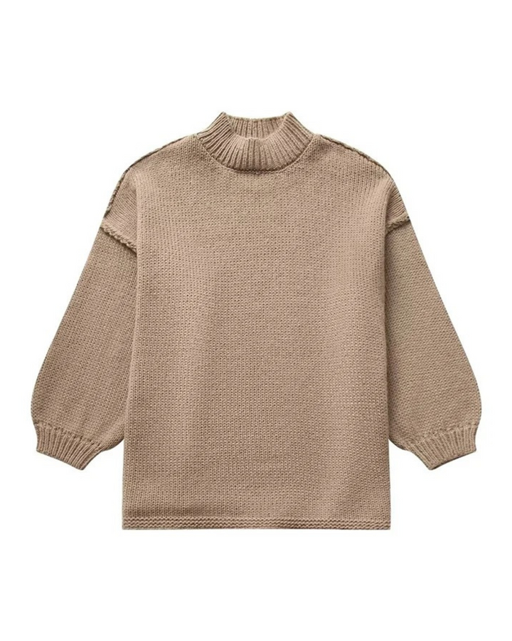 Stella | Strickpullover mit halblangem Kragen