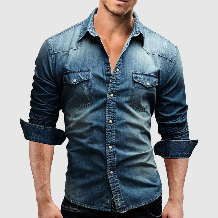 David | Retro-Denim-Camisole im Vintage-Stil