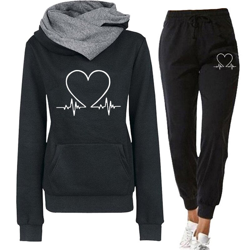 Karla Kuschelig warmer Jogginganzug für Zuhause und Draußen