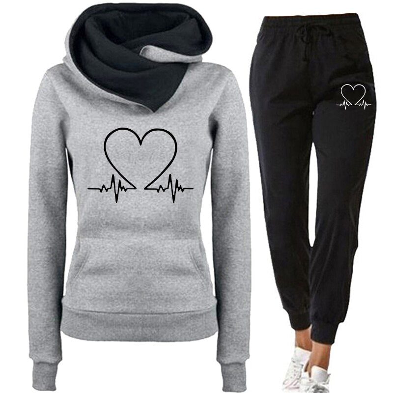 Karla Kuschelig warmer Jogginganzug für Zuhause und Draußen