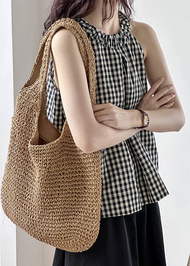 Französisches Karotop ohne Ärmel & O-Ausschnitt