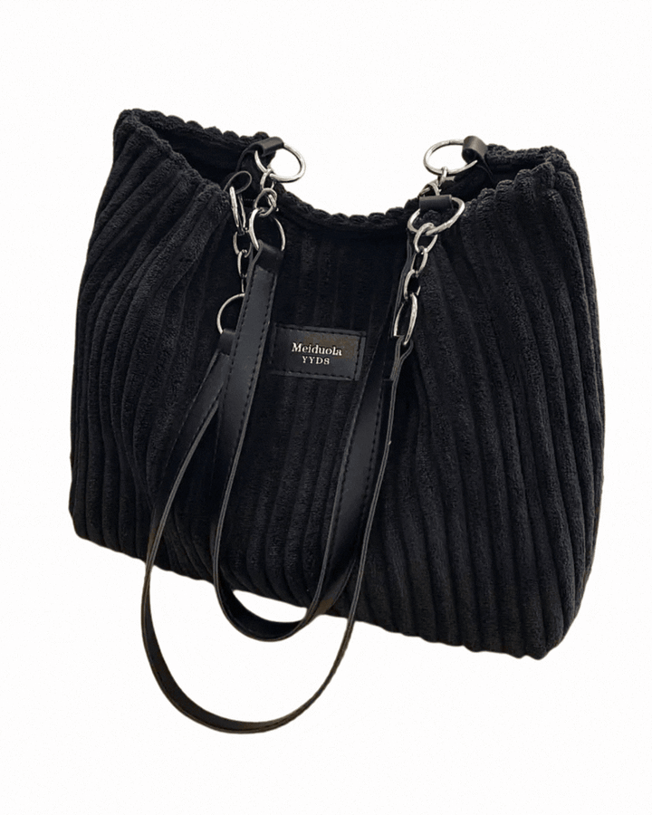 Olivia | Luxury Corduroy Tote Tasche für Alltag und Büro
