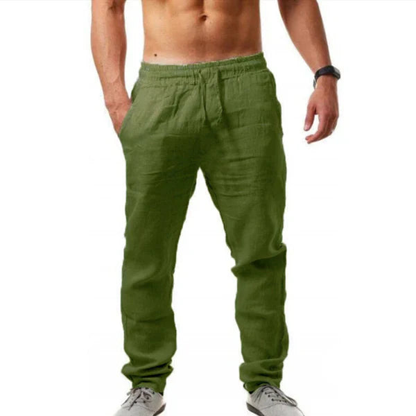 Mathijs | Stylische Leinenhose für luftige Eleganz im Sommer