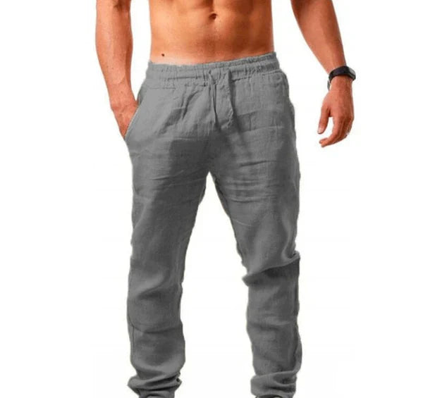 Mathijs | Stylische Leinenhose für luftige Eleganz im Sommer