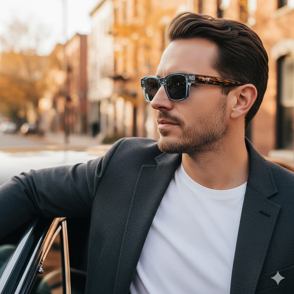 Maximilian | Elegante Polarisierte Sonnenbrille für Männer