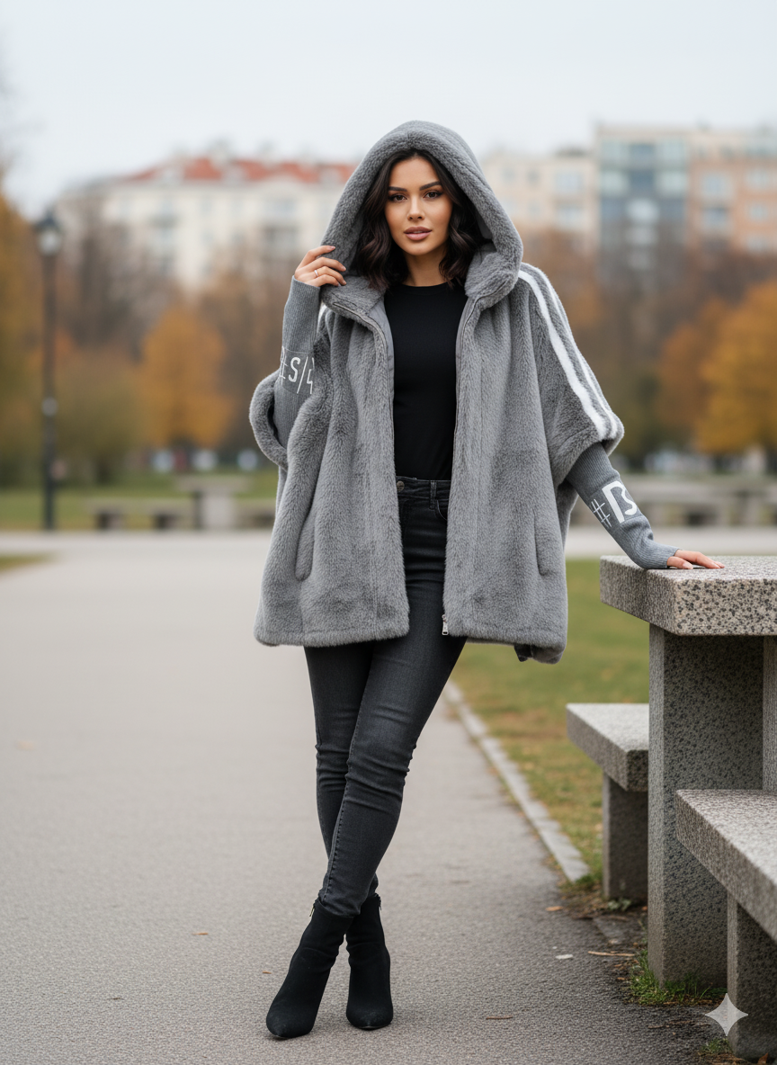 Vera | Winterjacke mit elegantem Plüschdesign