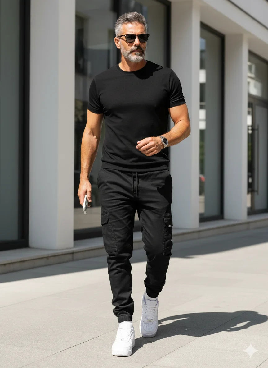 Max | This Stretch-Cargohose Herren klassisch modern