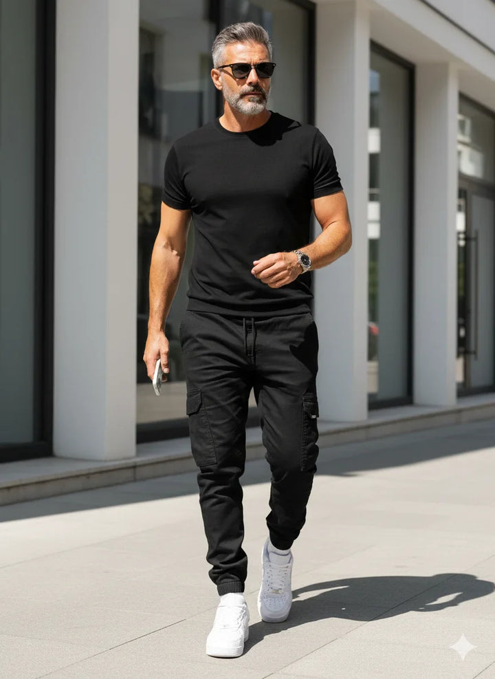 Max | This Stretch-Cargohose Herren klassisch modern