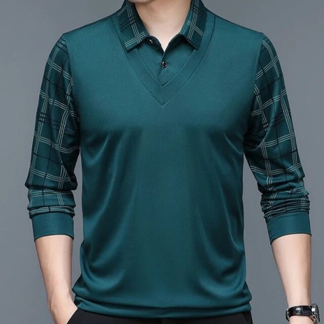 Montgomery | Langärmeliges Herren-Poloshirt mit Stil