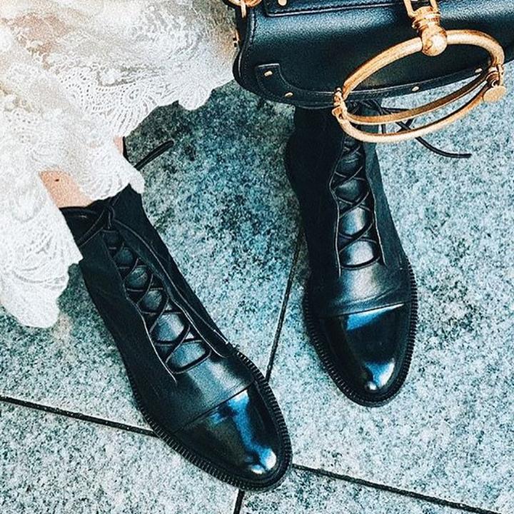 Venus | Premium-Stiefel mit hohem Blockabsatz