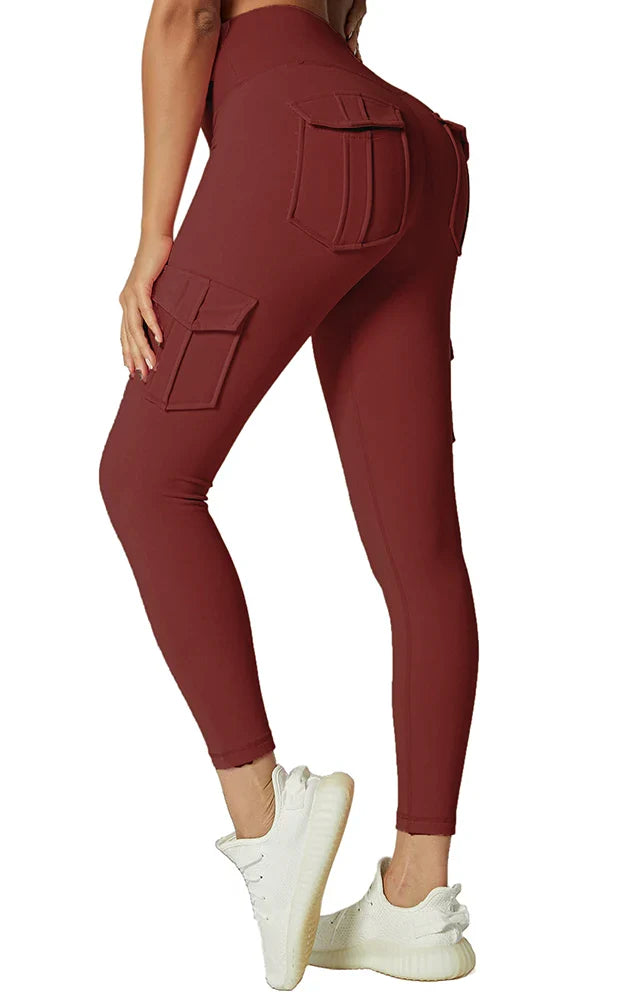 CARGOFIT | Cargo-Leggings mit Taschen für Sport und Alltag