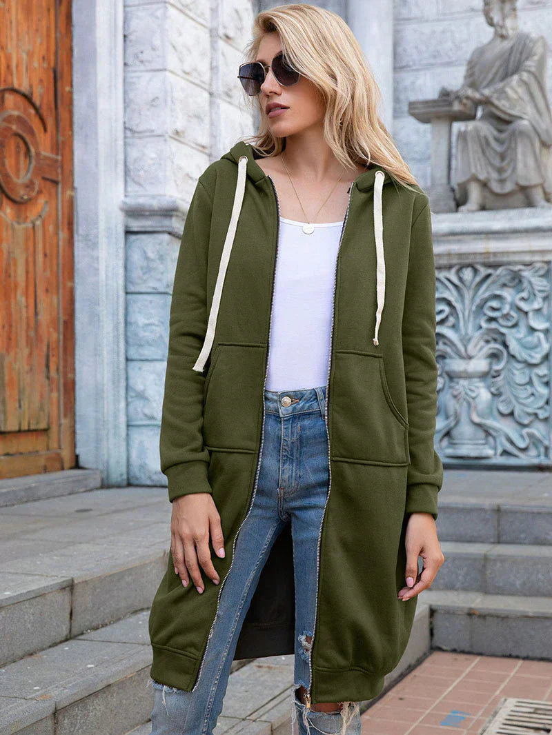 Sina | Damen Sweatshirt lang geschnitten für jeden Tag