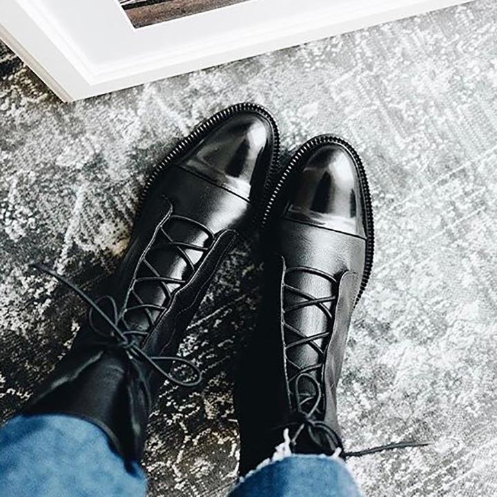 Venus | Premium-Stiefel mit hohem Blockabsatz