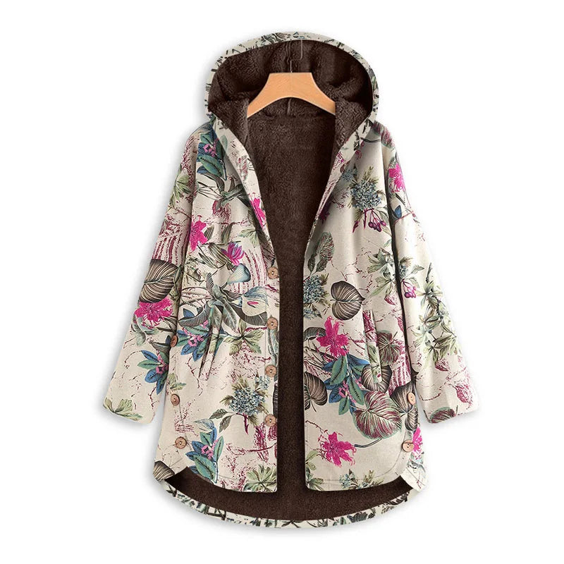 Florentine | Jacke im Vintage-Stil mit Blumenprint